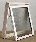 Termovindue med matteret glas