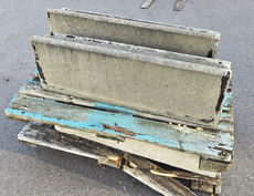 Gesims / trappesten - Genbyg