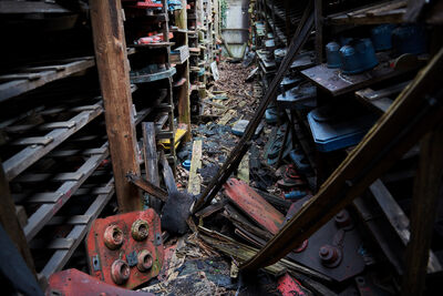 Støbeklichè fra Holbæk Jernstøberi, Maskindæksel.