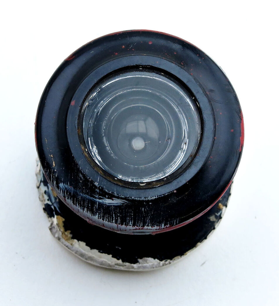 Dørspion - sort bakelit