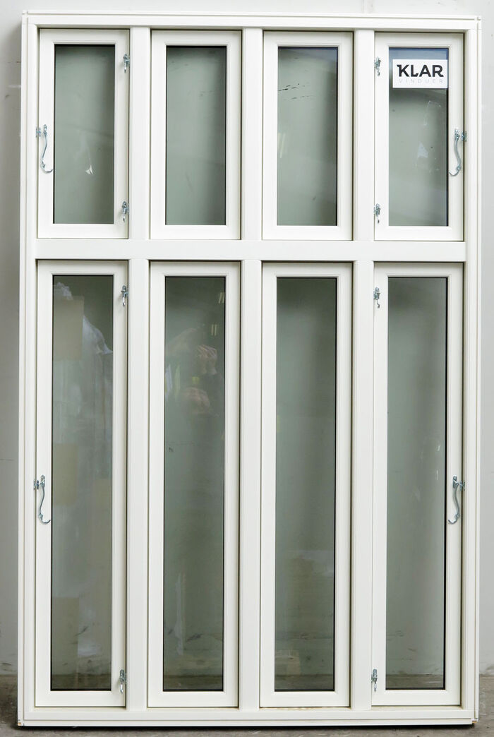 trævindue med 4 oplukkelige fag