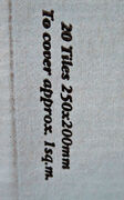 Johnson flise, hvid rektangulær 25x20cm