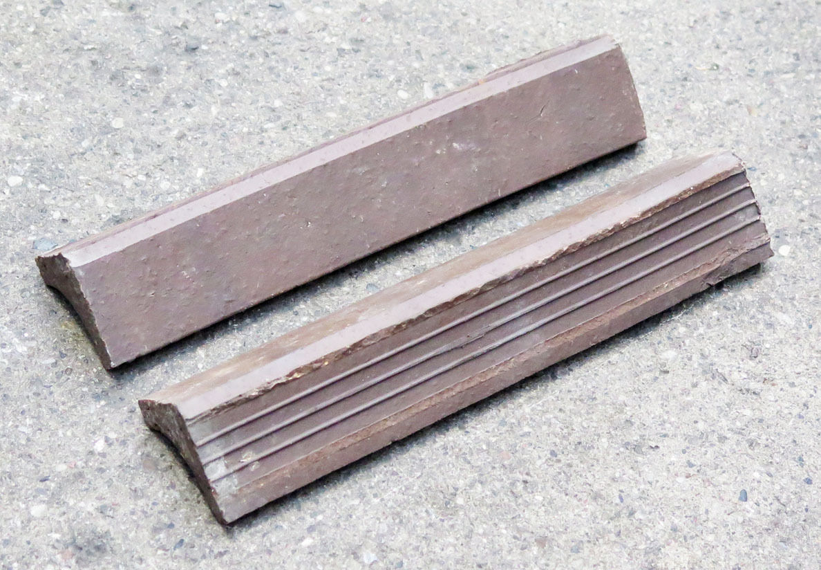 Hulkehlliste lavet som klinke, 23,5cm Hulkehlliste lavet som klinke, 23,5cm