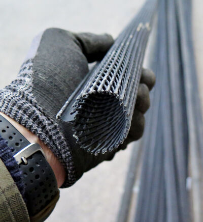 EXPO-NET Snefangsrør med Sømkant