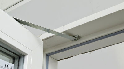 Smal terrassedør med energiglas