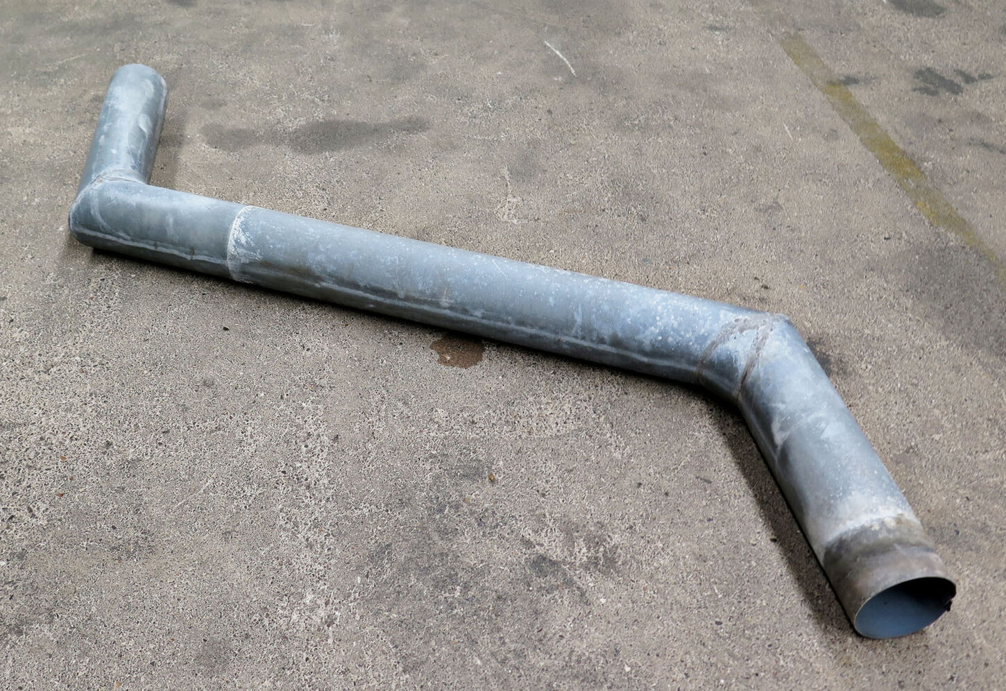 Zink nedløbsrør - bøjning Zink nedløbsrør - bøjning