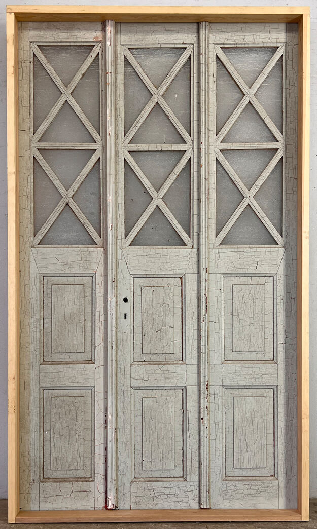 Dobbeltdør med karm Dobbeltdør med karm