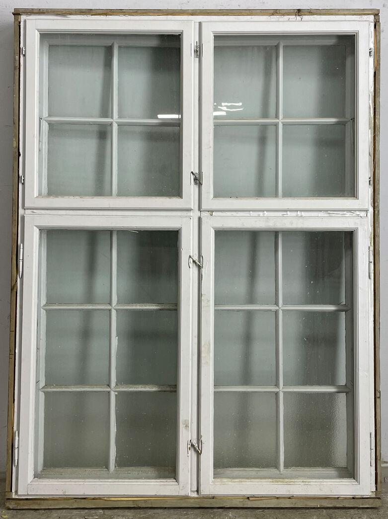 Sprossevindue med forsatsrammer