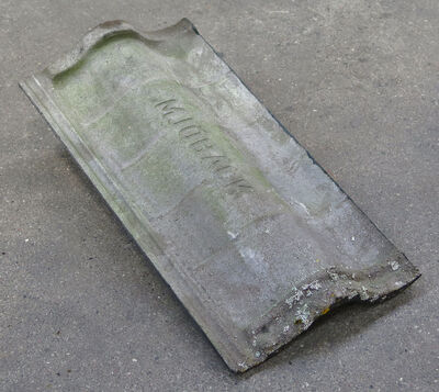 Betontegl - halvsten