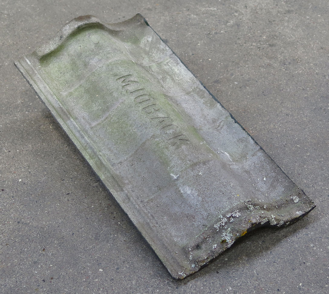 Betontegl - halvsten