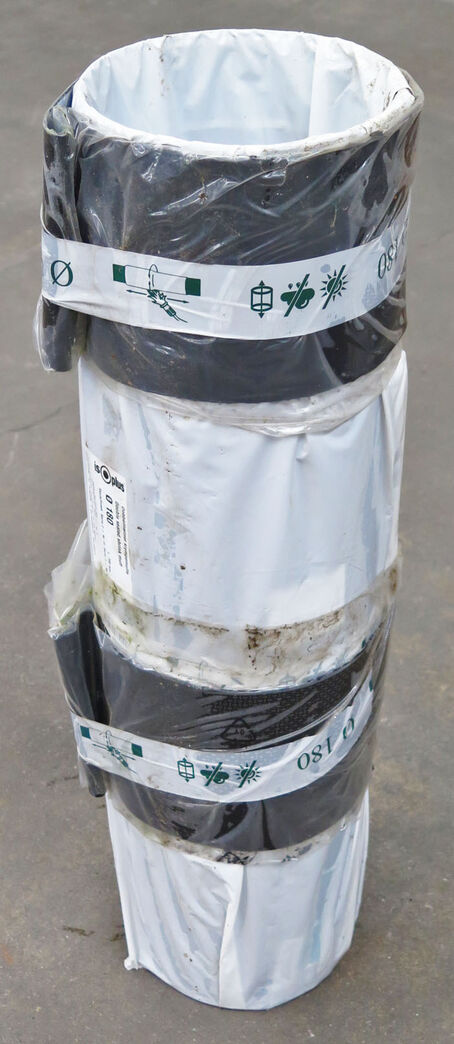 Dobbelttætnet krympemuffe Ø180