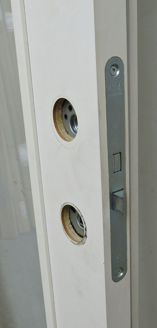 Lyddør dB35 med glas uden karm