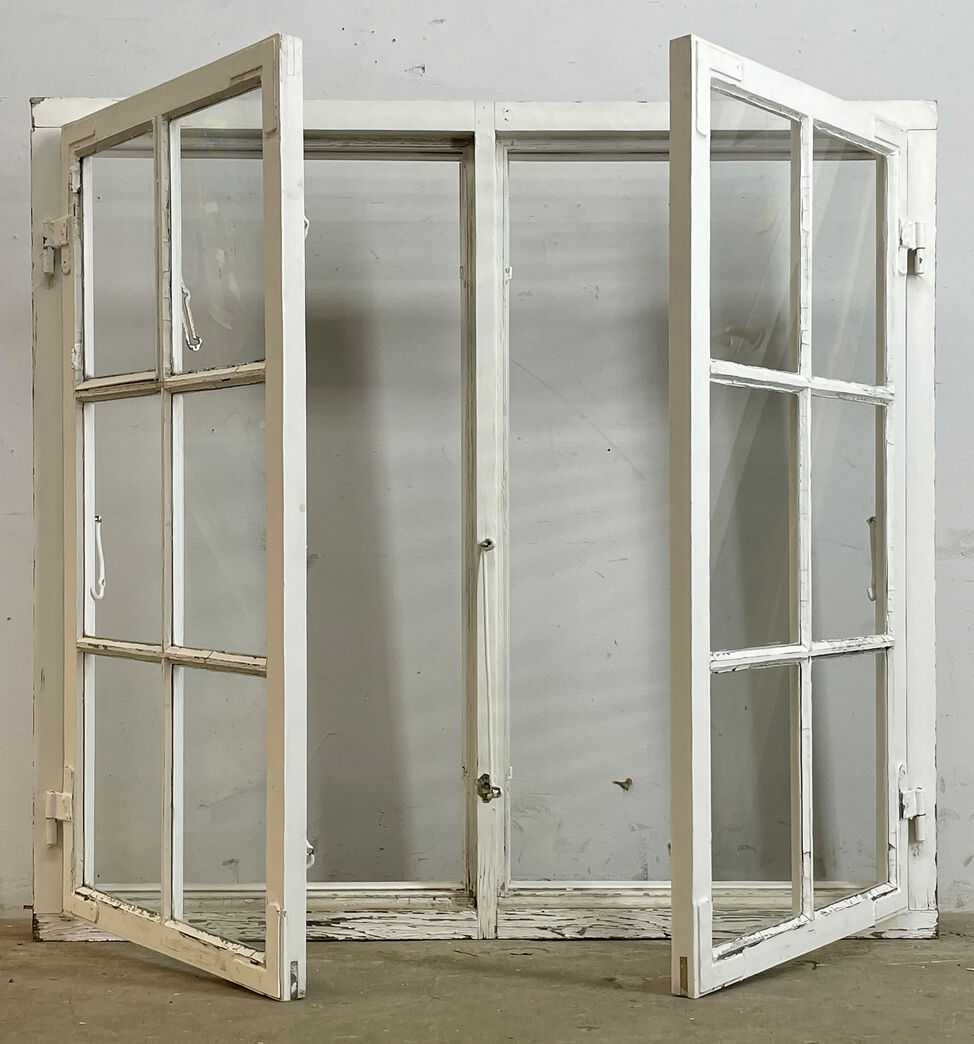 Sprossevindue m/lille oplukkeligt vindue.