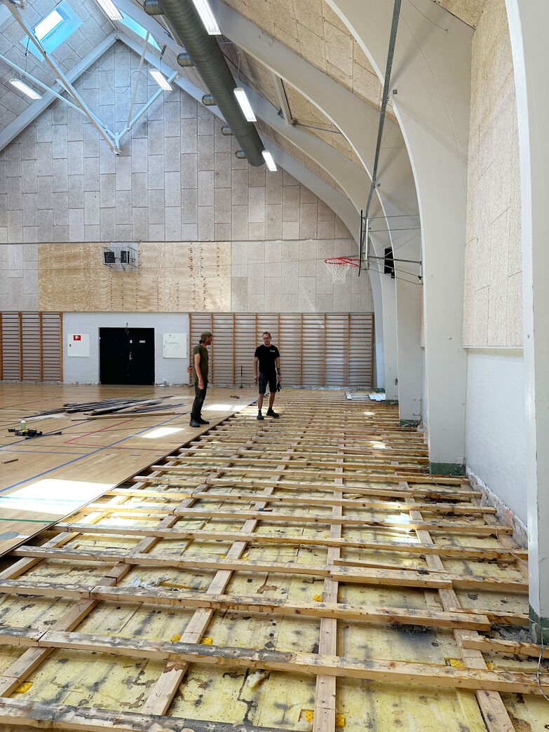 Bøgeparket fra sportshal