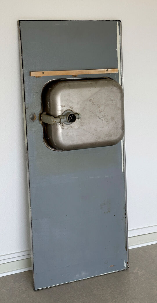 Stålbordplade med vask / vh