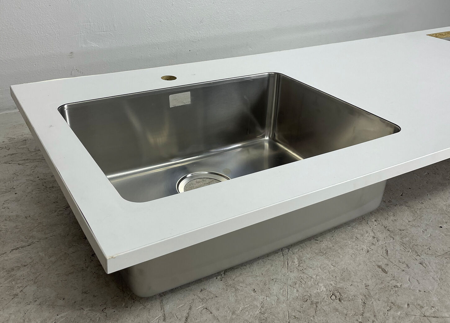 Køkkenbordplade med vask