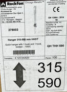 Rockfon justerbar strop 315-590 mm a 100 stk