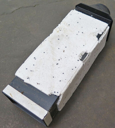 Aftræksrør med isolering 600x175x125 mm