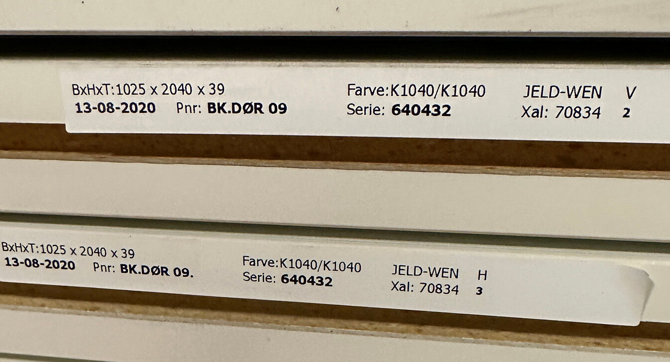 Ny skydedør med papegøjelås fra Swedoor