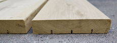 Egetræs terrassebrædder - 30x130x700mm