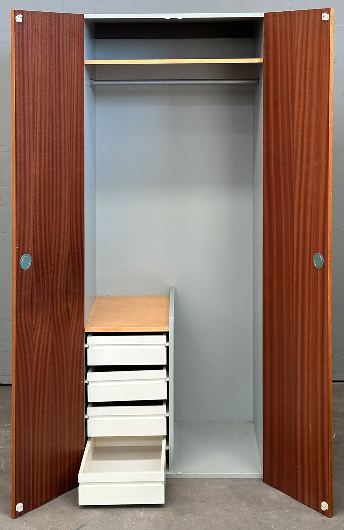 Tectum dobbelt garderobeskab m. skuffer