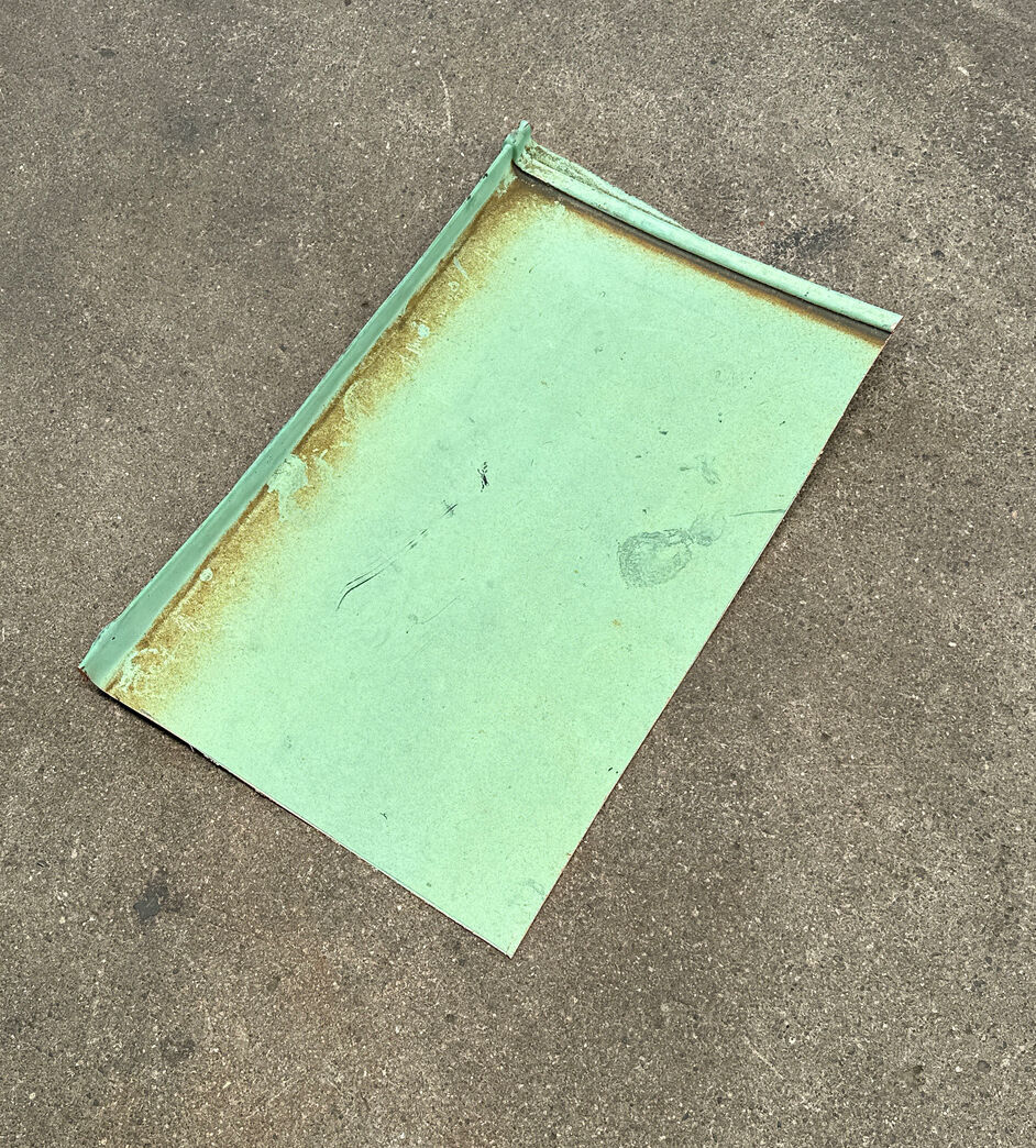 Irret kobberplade  29x48 cm