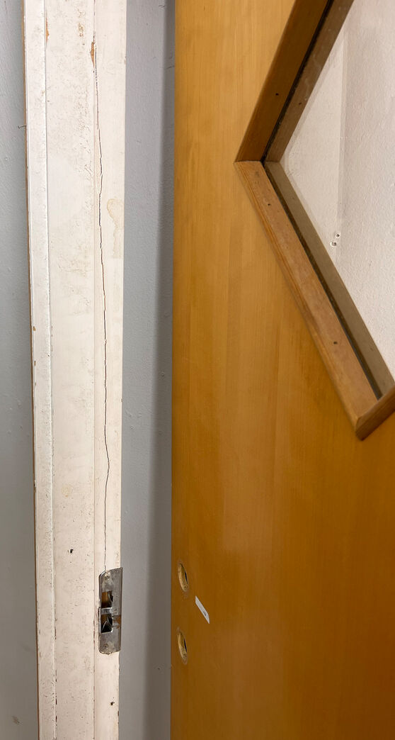 Indvendig dør med glas