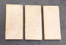 Gule rektangulære gulvtegl - 12 x 25 cm Gule rektangulære gulvtegl - 12 x 25 cm