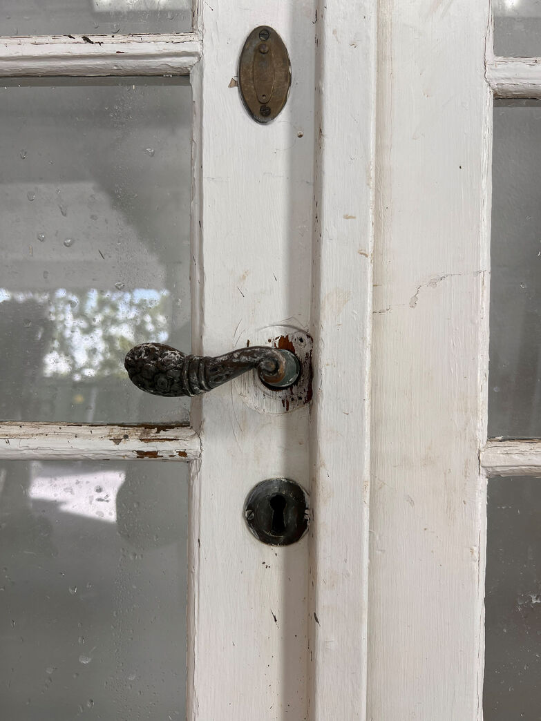 Havedørsparti med dobbeltdør