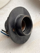 Loftlampe - opalglas