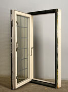 Blyindfattet vindue med koblet ramme Blyindfattet vindue med koblet ramme