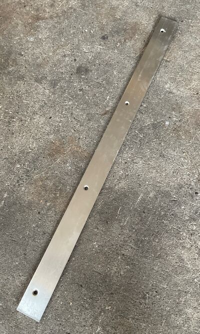 Bundstykke- stål- rustfrit 830 mm