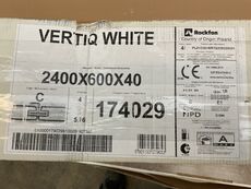 Rockfon vertiq white akustik vægpanel 4,5 m2