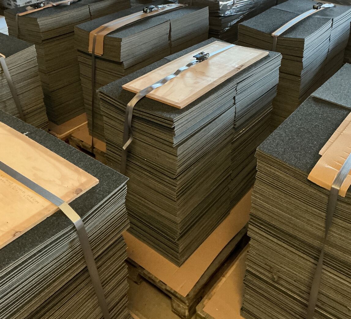 Antracitgrå Tæppefliser