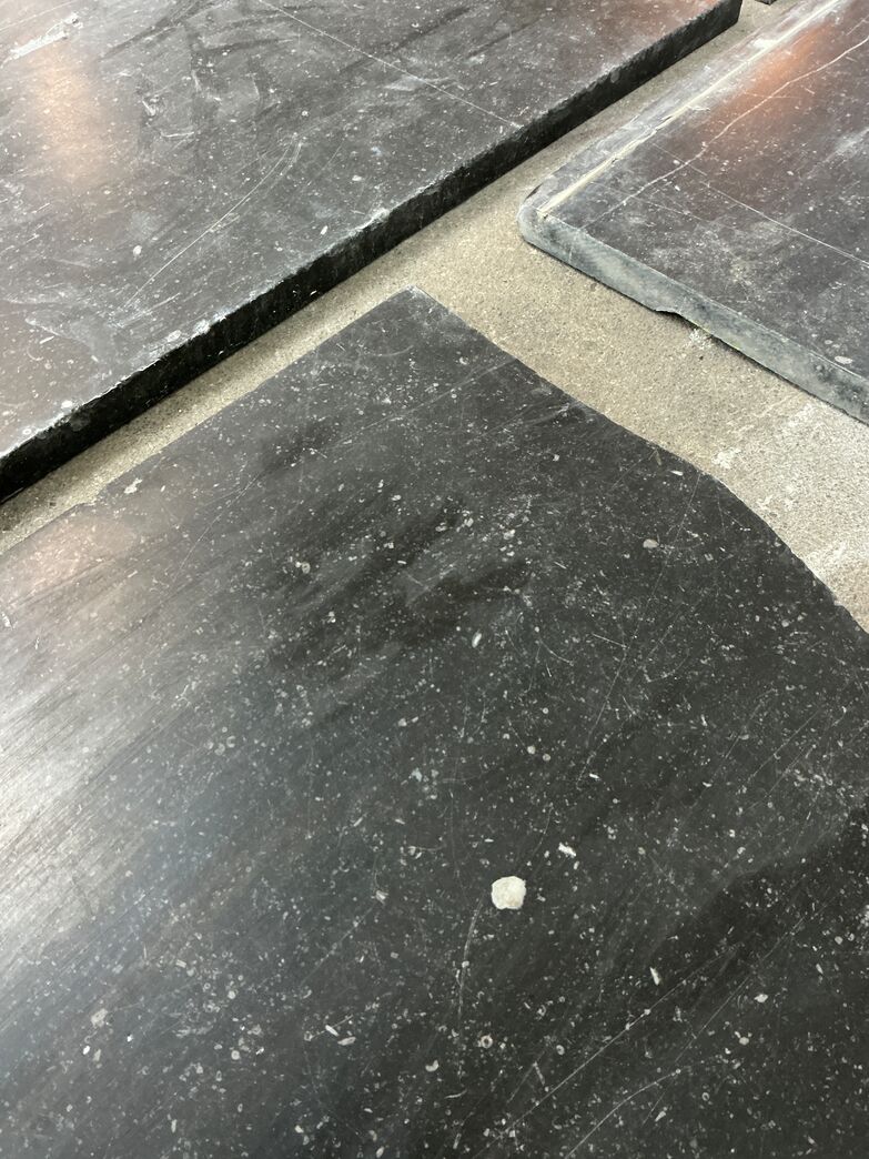 Sorte marmorplader parti 4,5 m2