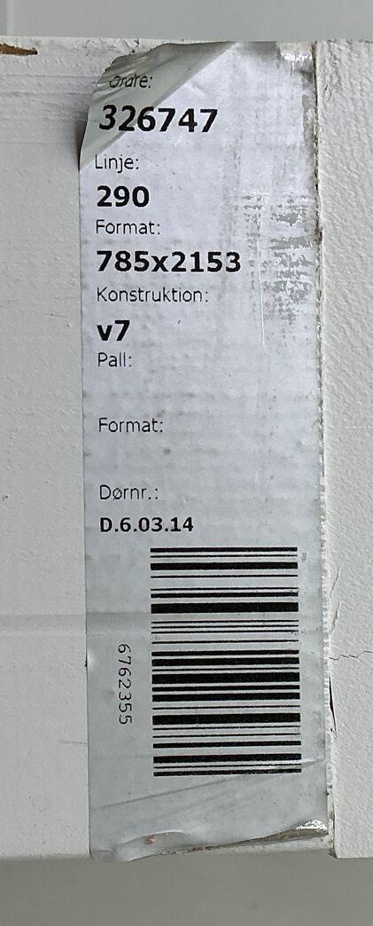 BD30/35db dør fra Nordicdoor