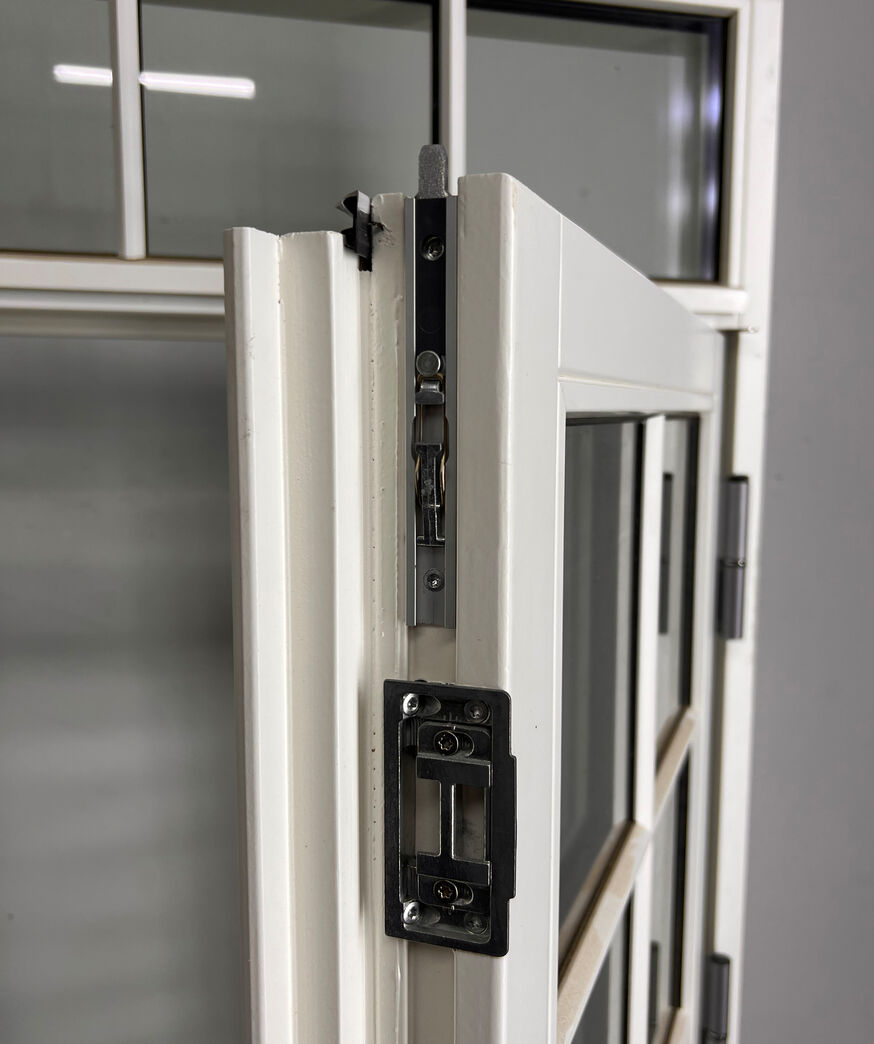 Dobbelt terrassedør med karm