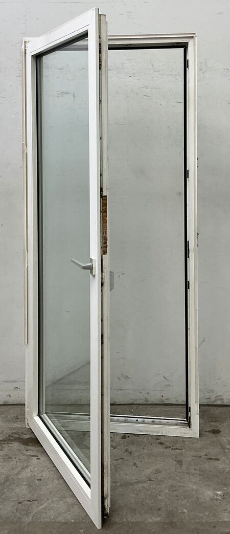 Terrassedør i plast med dreje kip, vh.