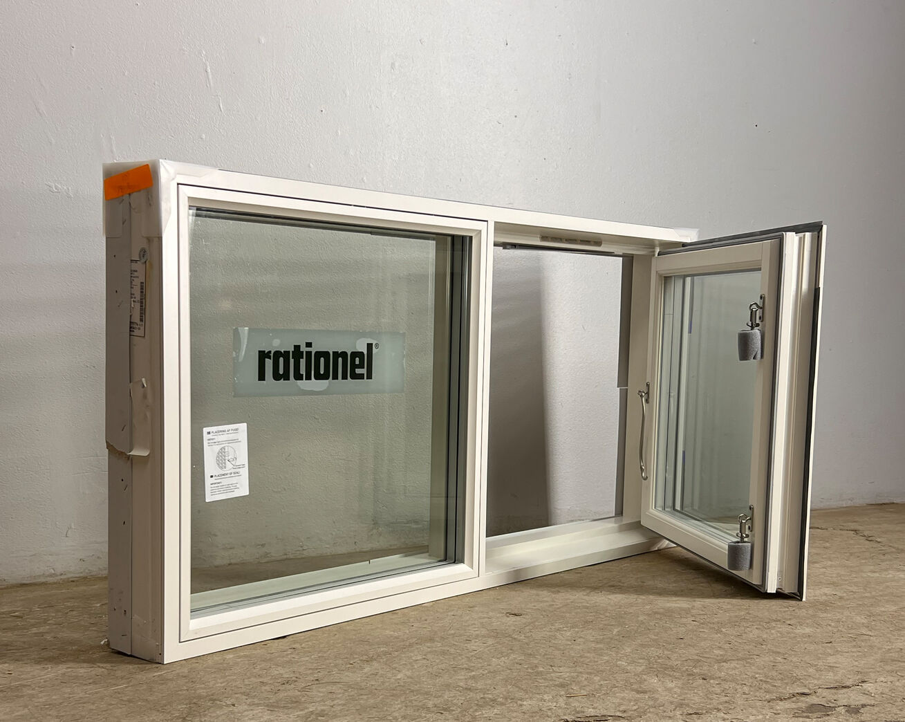 Rationel vindue - 3-lagsglas