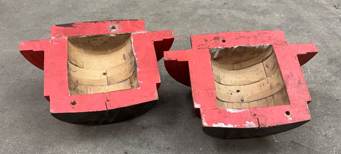 Støbeform fra Holbæk Jernstøberi