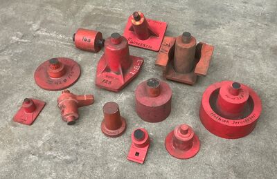 12 stk. støbeform fra Holbæk Jernstøberi