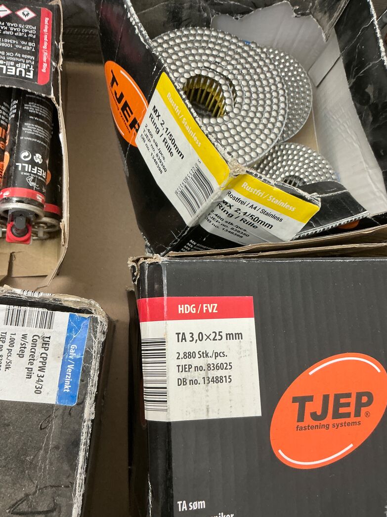 Samlet parti - Skudsøm og klammer