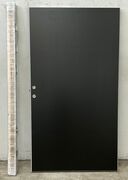 Sort BD30/db35 brand-/lyddør m/karm vh.