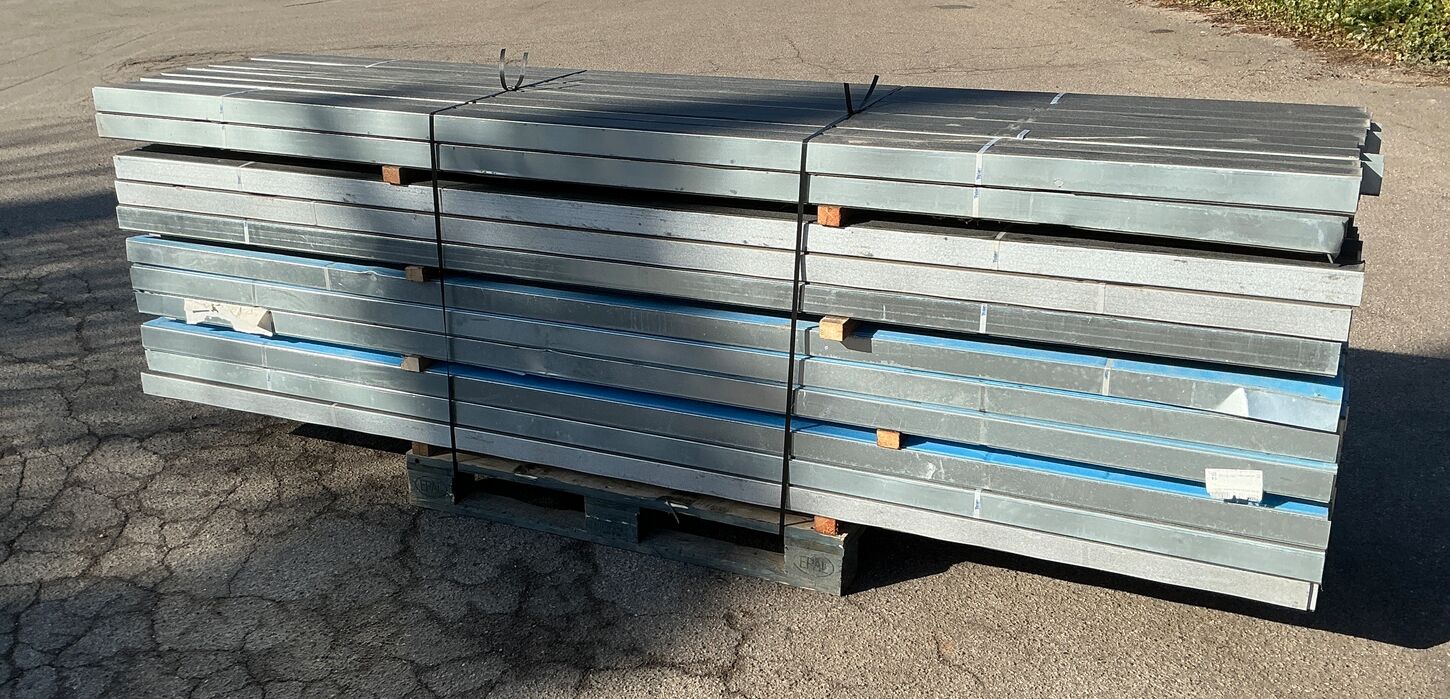 198 stk Triplan75 skinne med 4 mm polyethendug - 3 meter