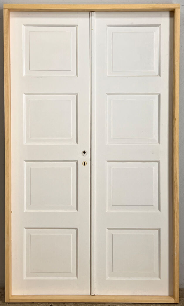 Dobbelt fyldningsdør med karm