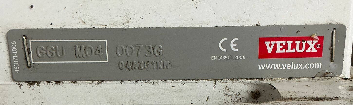 Velux GGU M04 Ovenlysvindue