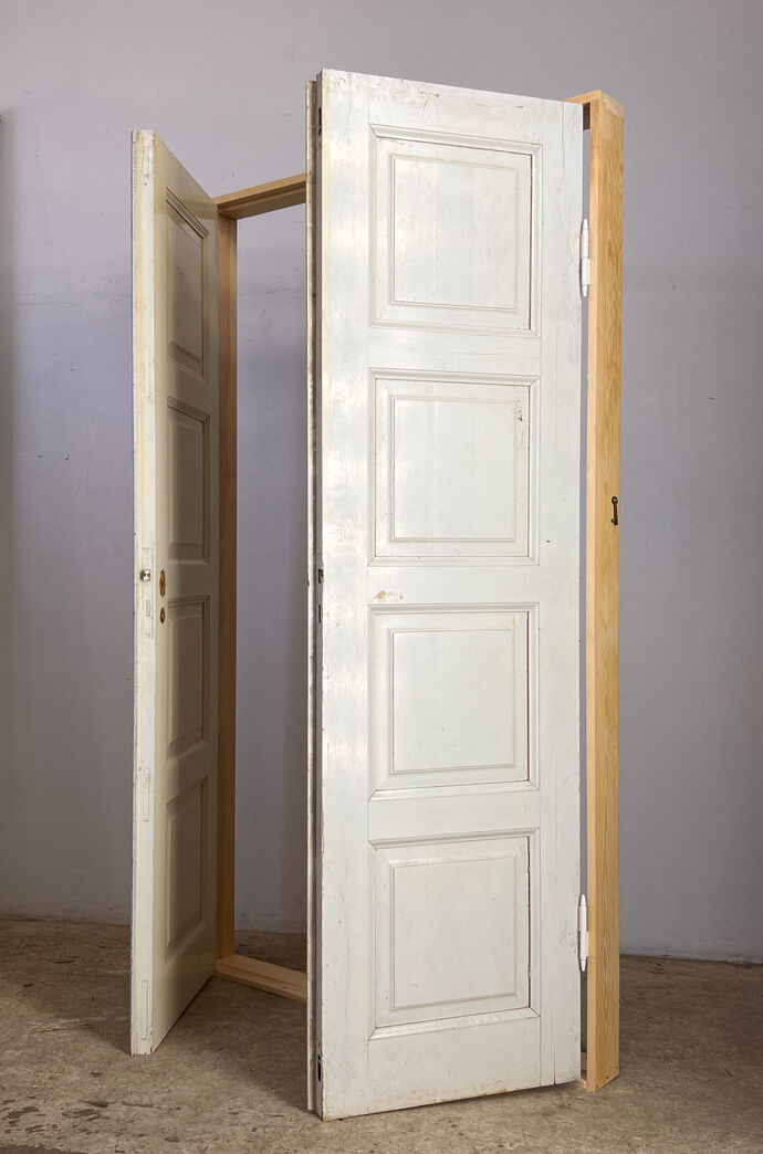 Dobbelt fyldningsdør med karm