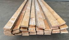 Brugte gulvbrædder i fyr, 14 m2, 8,9 cm