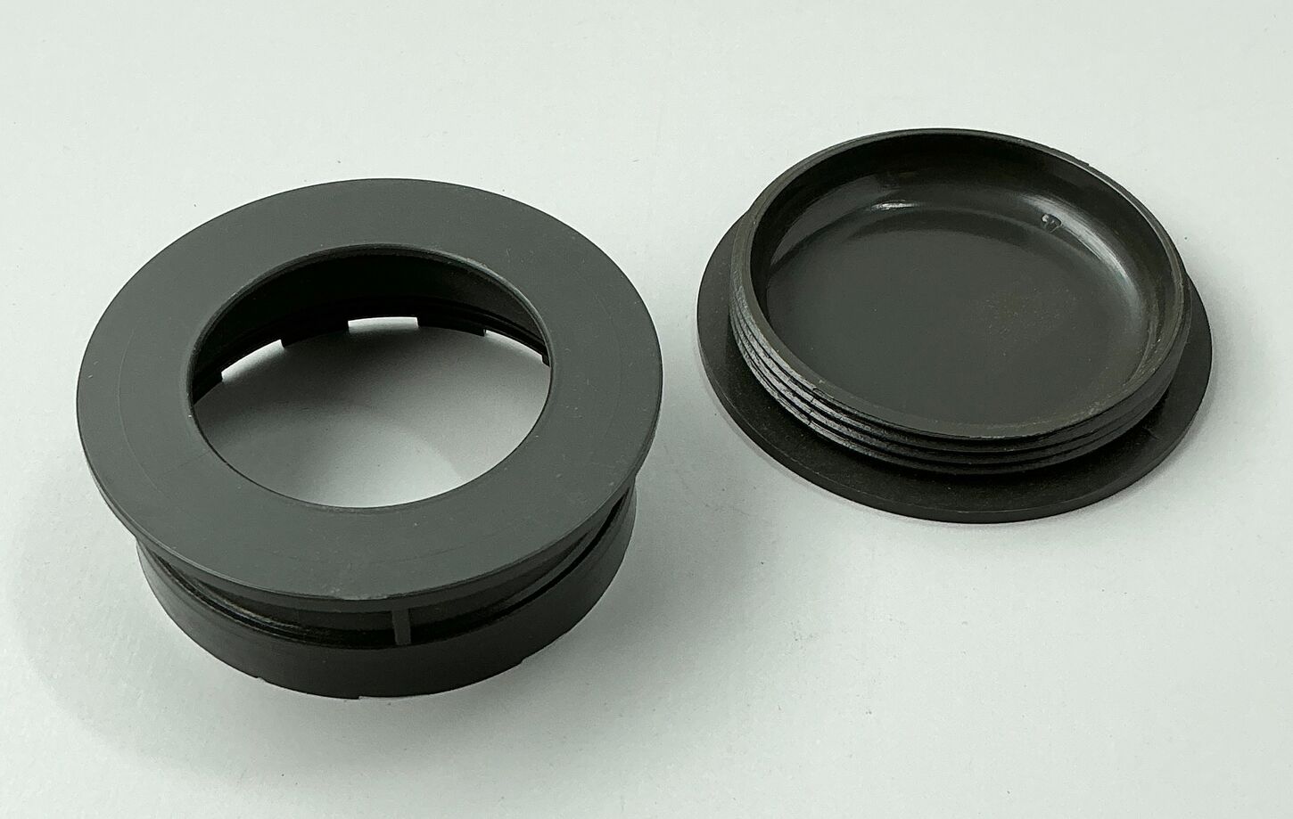 Originalt Tectum skålgreb / mørkegrå