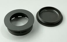 Originalt Tectum skålgreb / mørkegrå